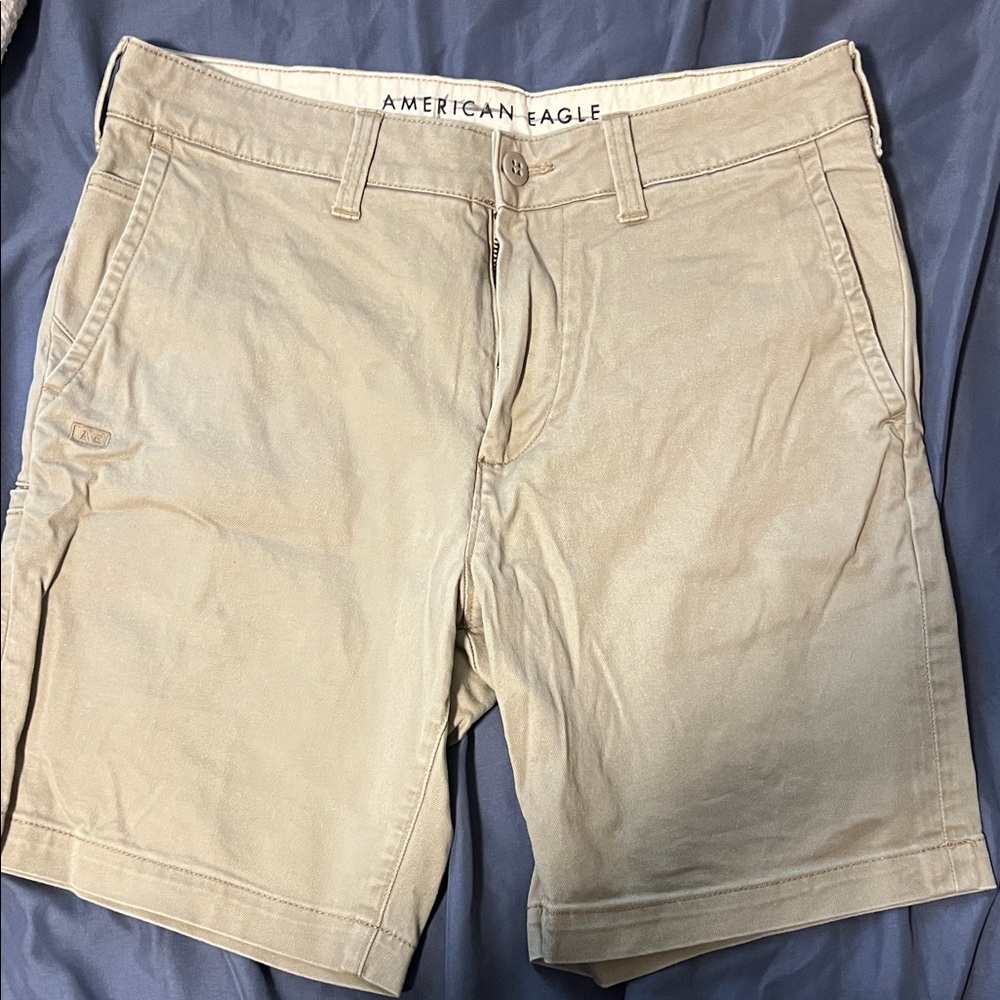American Eagle Outfitters Men's Beige Cargo Shorts